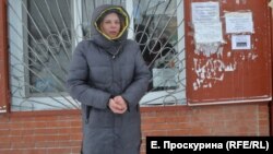 Жительница деревни Погорелка Екатерина Узких