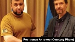 Глава "ДНР" Денис Пушилин с Ростиславом Антоновым