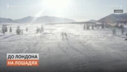 Якутяне отправились из Оймякона в Лондон на лошадях