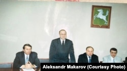 В томской мэрии с Егором Гайдаром. 1998 год